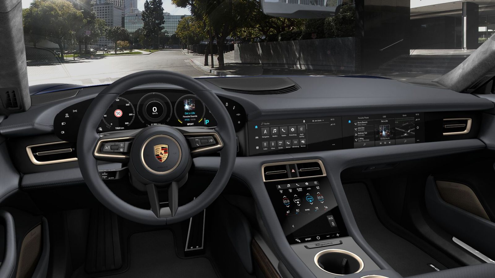 Porsche Taycan interieur