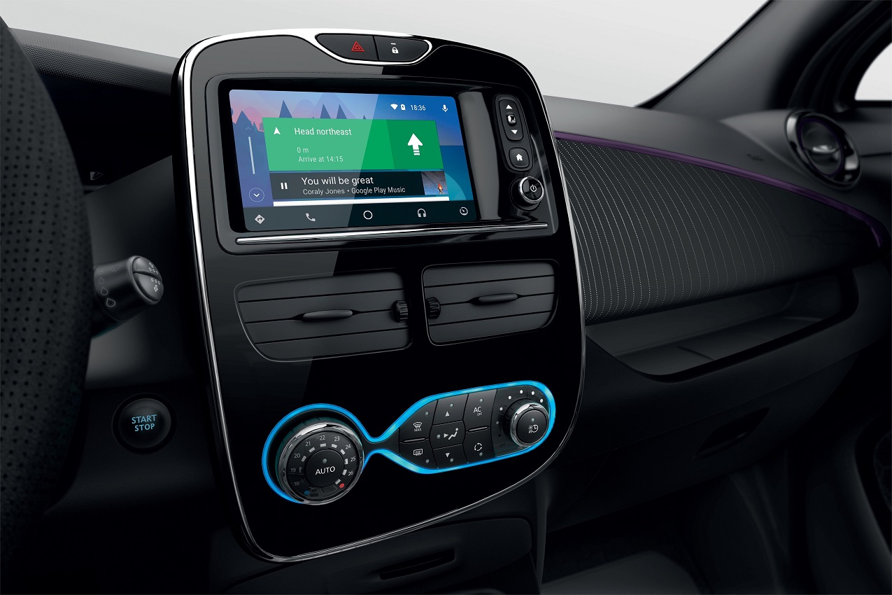 Renault Zoe met Android Auto