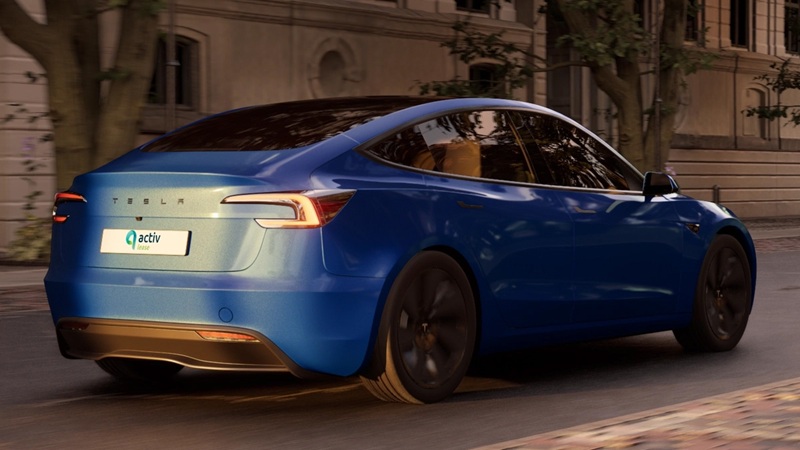 Tesla Model 3 — 156 kW laadsnelheid Tesla Model 3 Premium RWD aan snellader — snelst ladende elektrische leaseauto 2026