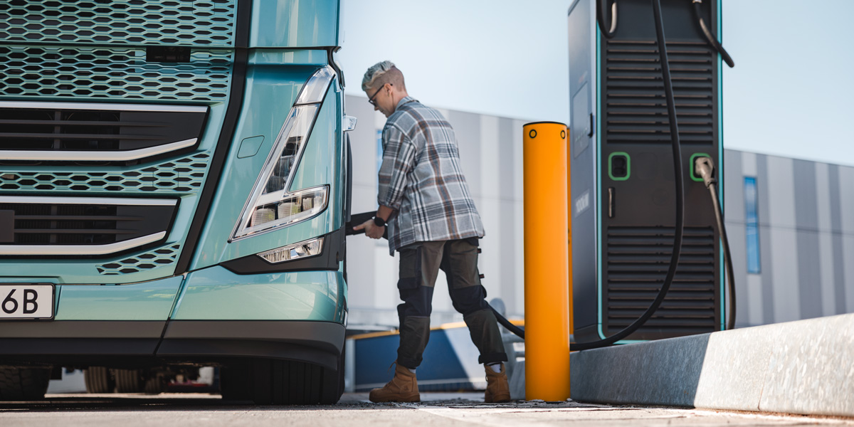 Elektrische vrachtwagen van Volvo