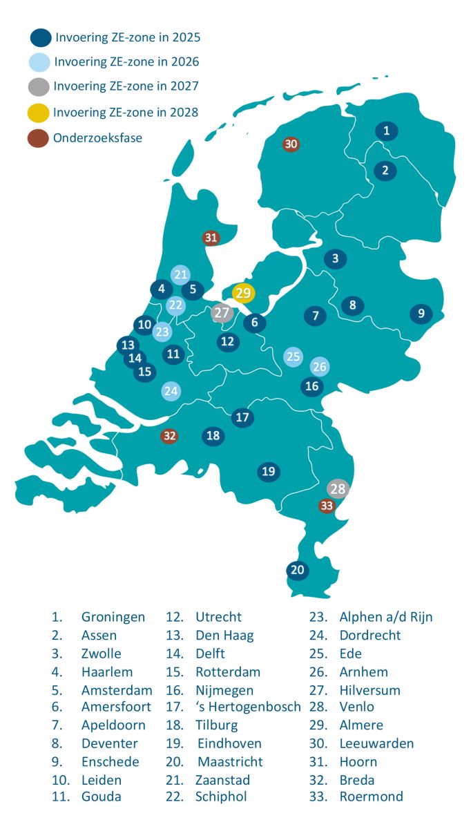 Zero-emissiezones Nederland ActivLease