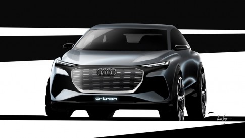Audi toont eerste beelden van Q4 e-tron, volledig elektrische SUV