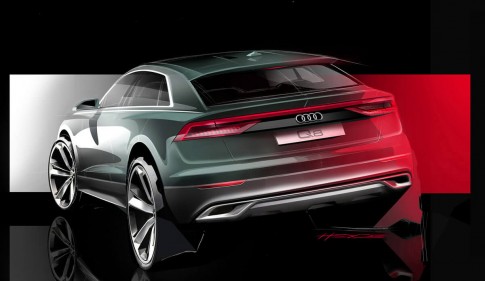Audi Q8 onthuld in vijfdelige miniserie, luxe SUV binnenkort te leasen Audi Q8 onthuld in vijfdelige miniserie, luxe SUV binnenkort te leasen