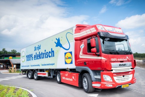 Ook vrachtwagenbranche gaat steeds meer elektrisch rijden