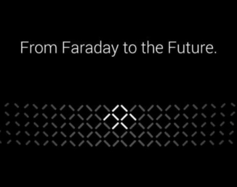 Eerste elektrische auto Faraday Future wordt getoond op CES 2017