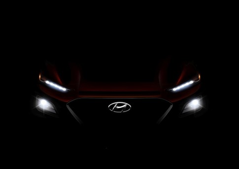 Hyundai Kona SUV toont zijn gezicht Hyundai Kona SUV toont zijn gezicht