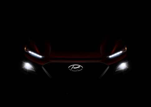 Hyundai Kona SUV toont zijn gezicht