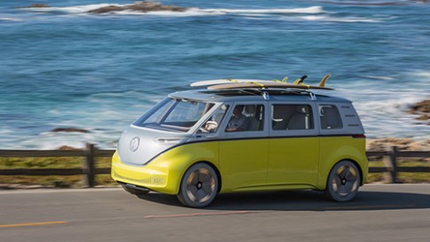 Volkswagen I.D. Buzz elektrische bus gaat 2022 in productie Volkswagen I.D. Buzz elektrische bus gaat 2022 in productie