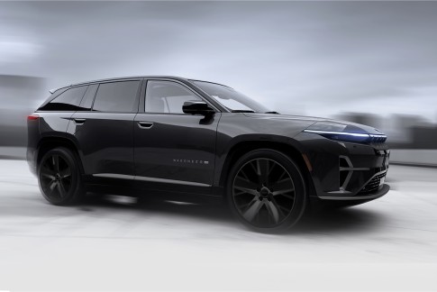 Eerste beelden grote elektrische SUV van Jeep onthuld Eerste beelden grote elektrische SUV van Jeep onthuld