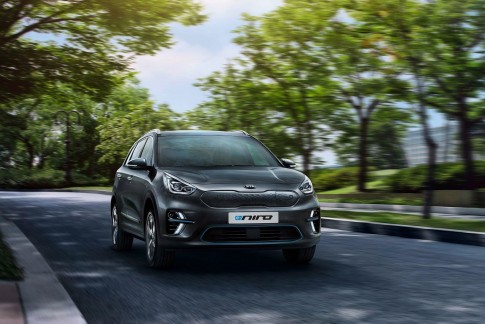 In de Kia e-Niro kunt u elektrisch autorijden zonder rempedaal In de Kia e-Niro kunt u elektrisch autorijden zonder rempedaal