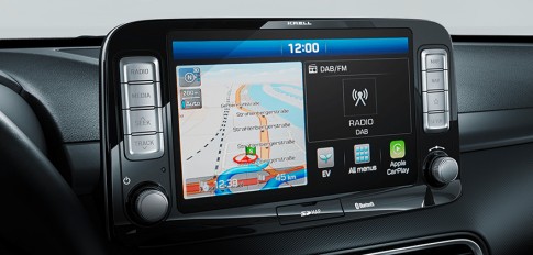 Hyundai KONA Electric: alles over de navigatie en het infotainmentsysteem