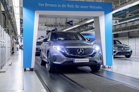 Mercedes-Benz EQC is goedkoper dan Audi e-tron, productie begonnen