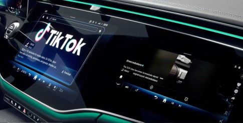 TikTok komt naar de Mercedes E-Klasse in nieuw interieur