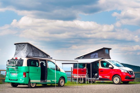 Elektrische camper van Nissan, duurzaam op vakantie met de e-NV200 Camper