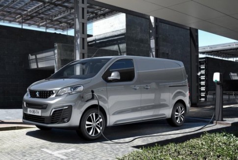 De Peugeot e-Expert elektrische bedrijfswagen verschijnt in 2020