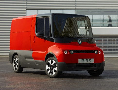 Renault EZ-FLEX is een emissievrij bestelbusje voor in de binnenstad Renault EZ-FLEX is een emissievrij bestelbusje voor in de binnenstad