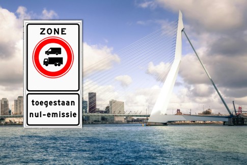 Rotterdam krijgt zero-emissiezone - geen toegang voor vervuilende bestelauto's