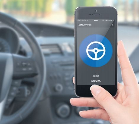 Voorkom smartphone gebruik in uw leaseauto met de 'SafeDrivePod'