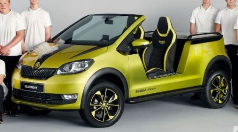 Studenten bouwen elektrische Skoda buggy Studenten bouwen elektrische Skoda buggy