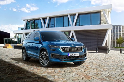 Skoda Kodiaq krijgt een frisse look en tal van verbeteringen Skoda Kodiaq krijgt een frisse look en tal van verbeteringen