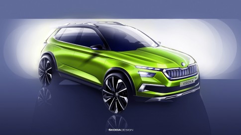 Skoda toont preview van nieuwe compacte SUV voor 2019