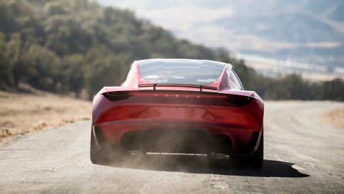 Filmpje: zo voelt het om te accelereren in de Tesla Roadster Filmpje: zo voelt het om te accelereren in de Tesla Roadster