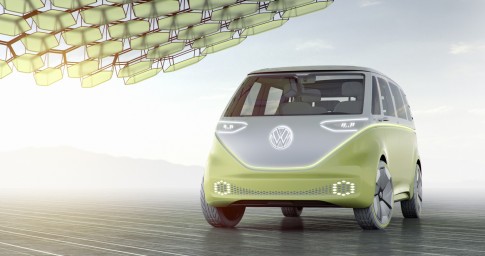 Volkswagen presenteert zelfrijdende, elektrische microbus