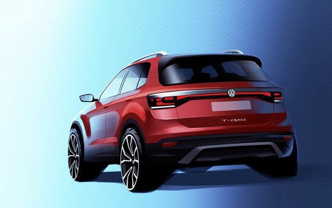 Eerste Volkswagen T-Cross teaserafbeelding