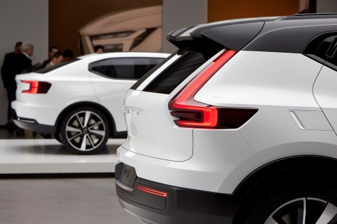 Tweede elektrische Volvo SUV komt eraan, onthulling in maart Tweede elektrische Volvo SUV komt eraan, onthulling in maart
