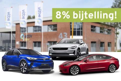 Ook in 2021 nog 8% bijtelling op Tesla Model 3, Polestar 2 en Volkswagen ID.4!