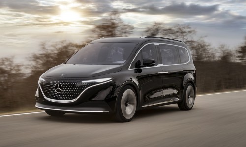 Mercedes toont alvast de EQT concept, een elektrische compacte MPV Mercedes toont alvast de EQT concept, een elektrische compacte MPV