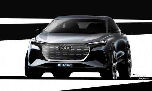 Audi toont eerste beelden van Q4 e-tron, volledig elektrische SUV Audi toont eerste beelden van Q4 e-tron, volledig elektrische SUV