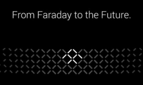 Eerste elektrische auto Faraday Future wordt getoond op CES 2017