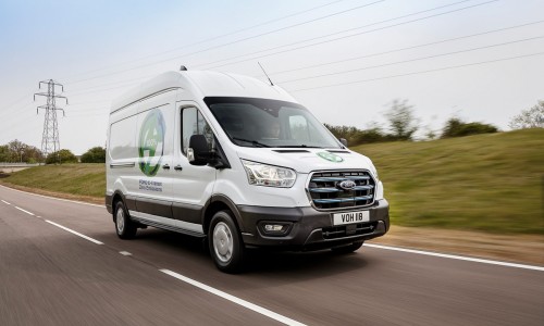 Ford laat klanten alvast testen met elektrische E-Transit bedrijfswagen Ford laat klanten alvast testen met elektrische E-Transit bedrijfswagen