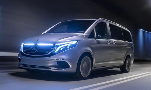 Video: De Mercedes EQV op de IAA Frankfurt Video: De Mercedes EQV op de IAA Frankfurt