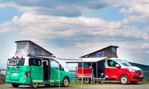 Elektrische camper van Nissan, duurzaam op vakantie met de e-NV200 Camper