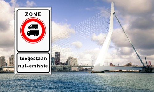 Rotterdam krijgt zero-emissiezone - geen toegang voor vervuilende bestelauto's