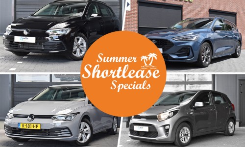 Shortlease Summer Specials bij ActivLease - voordelig en flexibel leasen!