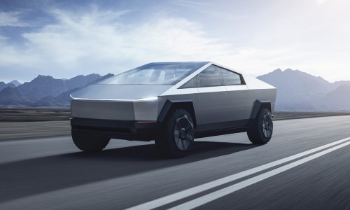 Tesla Cybertruck kan 'diagonaal bewegen als een krab' Tesla Cybertruck kan 'diagonaal bewegen als een krab'