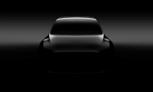 Elon Musk laat eerste Tesla Model Y afbeelding zien Elon Musk laat eerste Tesla Model Y afbeelding zien