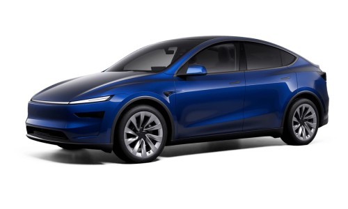 Tesla Model Y Juniper nu ook in nieuwe kleur Deep Blue metallic Tesla Model Y Juniper nu ook in nieuwe kleur Deep Blue metallic