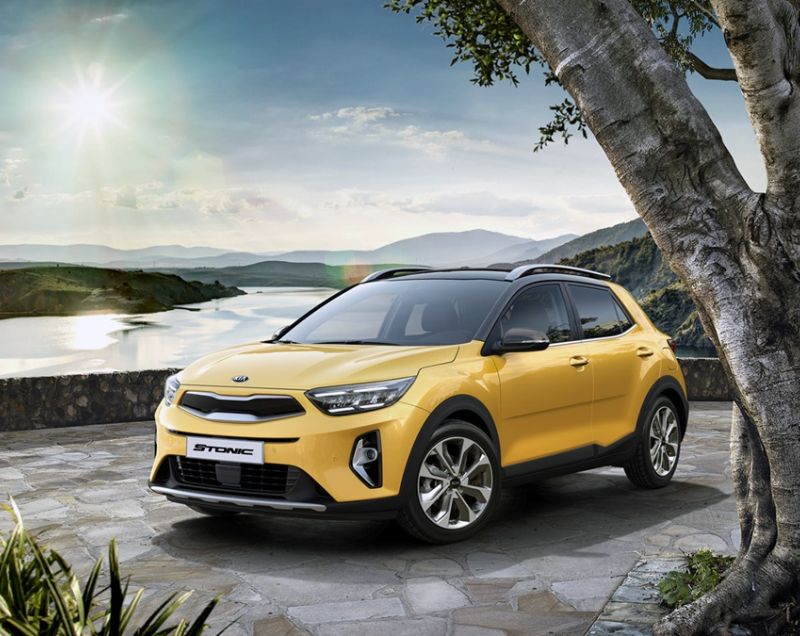 Kia Stonic 1.0tgdi MHEV 100 PK DynamicLine, Clear White - SNEL LEVERBAAR