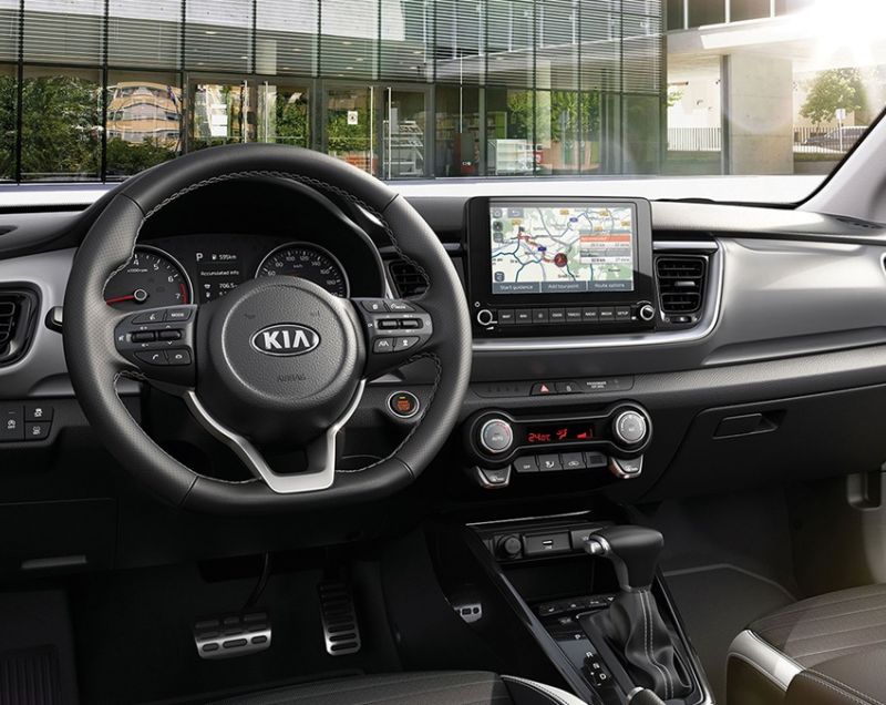 Kia Stonic 1.0tgdi MHEV 100 PK DynamicPlusLine DCT7, Clear White - SNEL LEVERBAAR