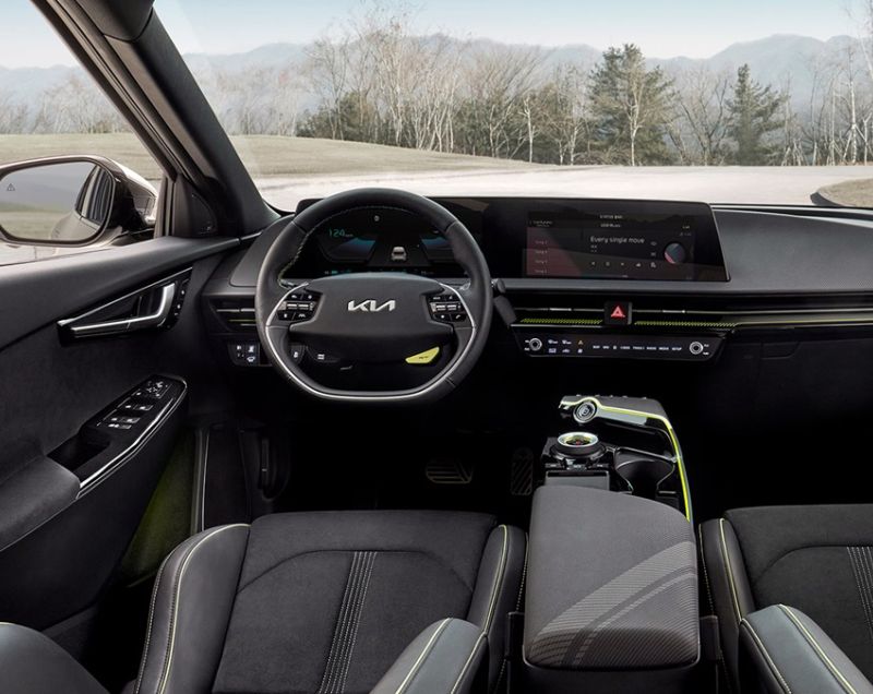 Kia EV6* 77.4kWh RWD Plus Advanced, Gravity Blue - SNEL LEVERBAAR