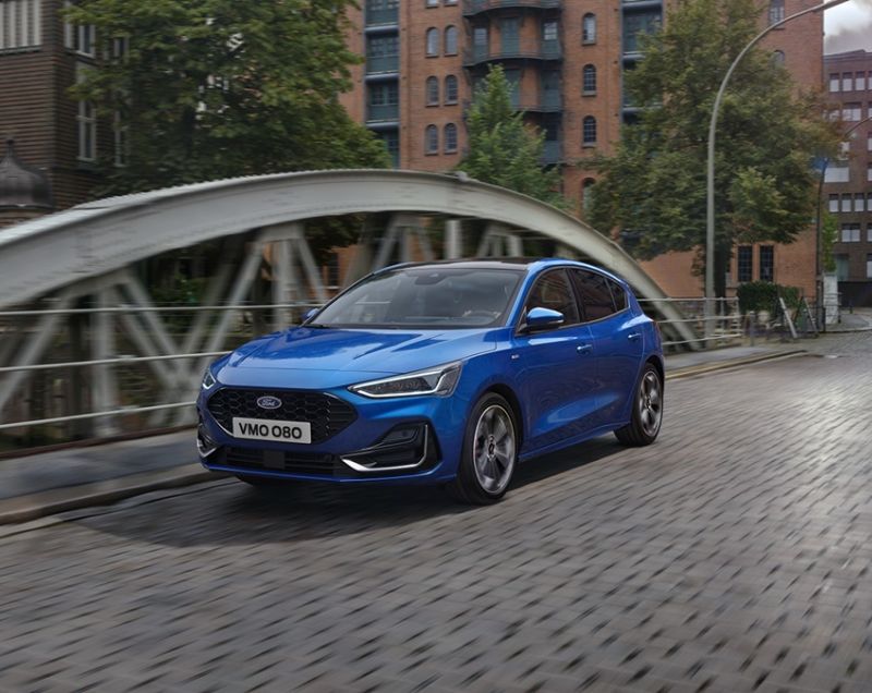 Ford Focus 1.0 EcoBoost 125 PK ST-Line Style, Desert Island Blue + WINTER/PARKING PACK