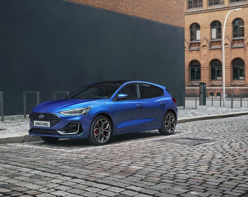 Ford Focus 1.0 EcoBoost 125 PK ST-Line Style, Desert Island Blue + WINTER/PARKING PACK