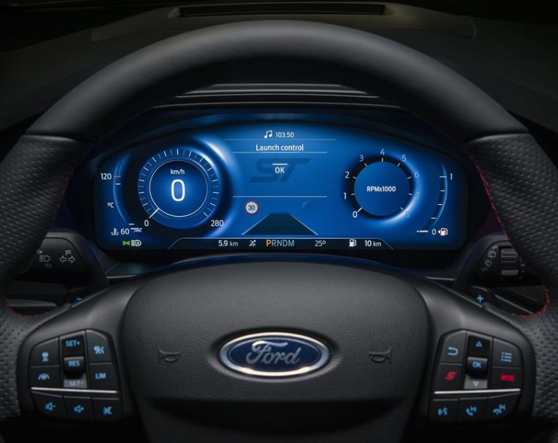 Ford Focus wagon 1.0 EcoBoost Hybrid 125 PK ST Line X, Agate Black + WINTER PACK/18 INCH VELGEN