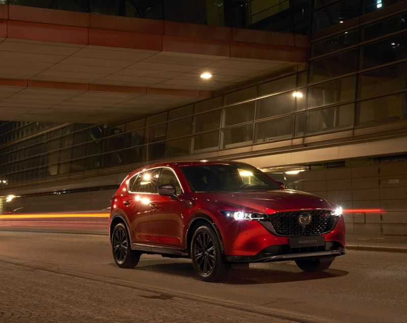 Mazda CX-5 2.0 M Hybrid Exclusive-Line, Deep Crystal Blue + BLACK COMFORT PACK