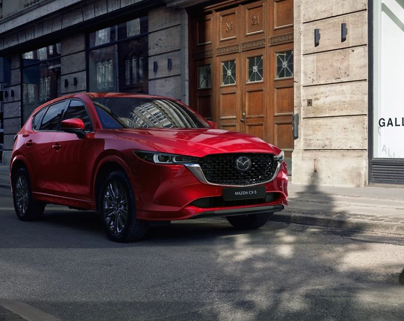 Mazda CX-5 2.0 M Hybrid Exclusive-Line, Deep Crystal Blue + BLACK COMFORT PACK