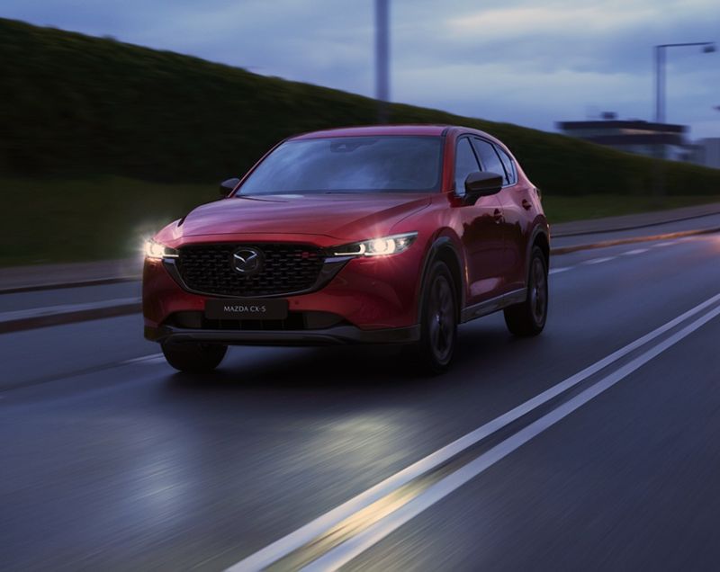 Mazda CX-5 2.0 M Hybrid Exclusive-Line, Deep Crystal Blue + BLACK COMFORT PACK